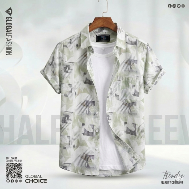 Digital Printed Shirt, NHS-02 (Lemon)